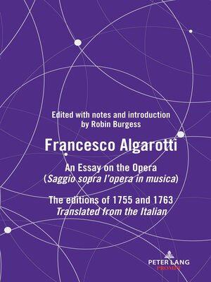 cover image of FRANCESCO ALGAROTTI